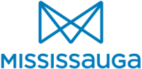 City of Mississauga logo: Mississauga symbol in blue, with Mississauga written in blue under the symbol, supporters of Crane Creations Theatre Company and puppet show, Theatre tickets coming soon